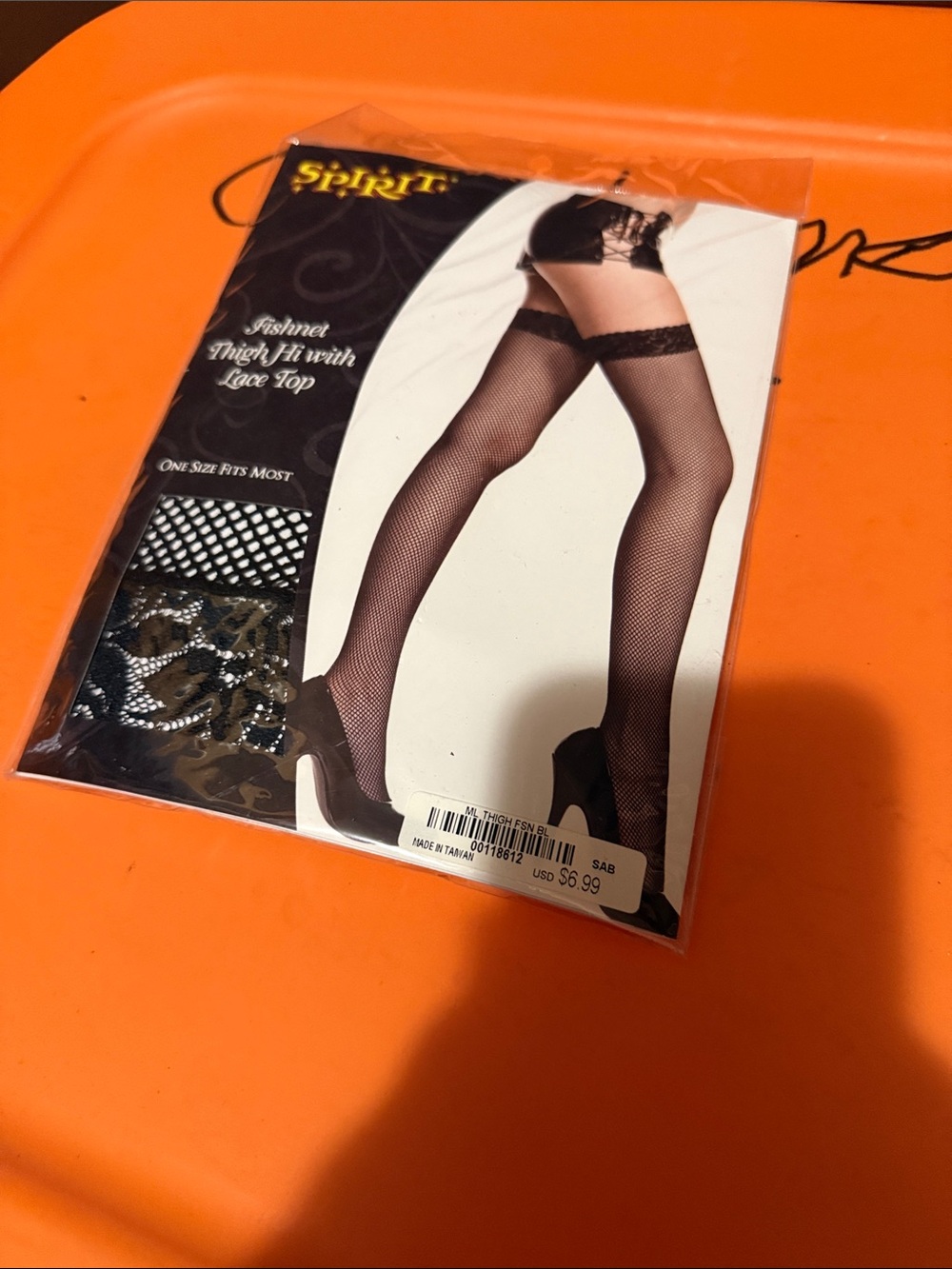 Stocking Packaging (Fishnet Thigh Highs) - Picture 3 of 3